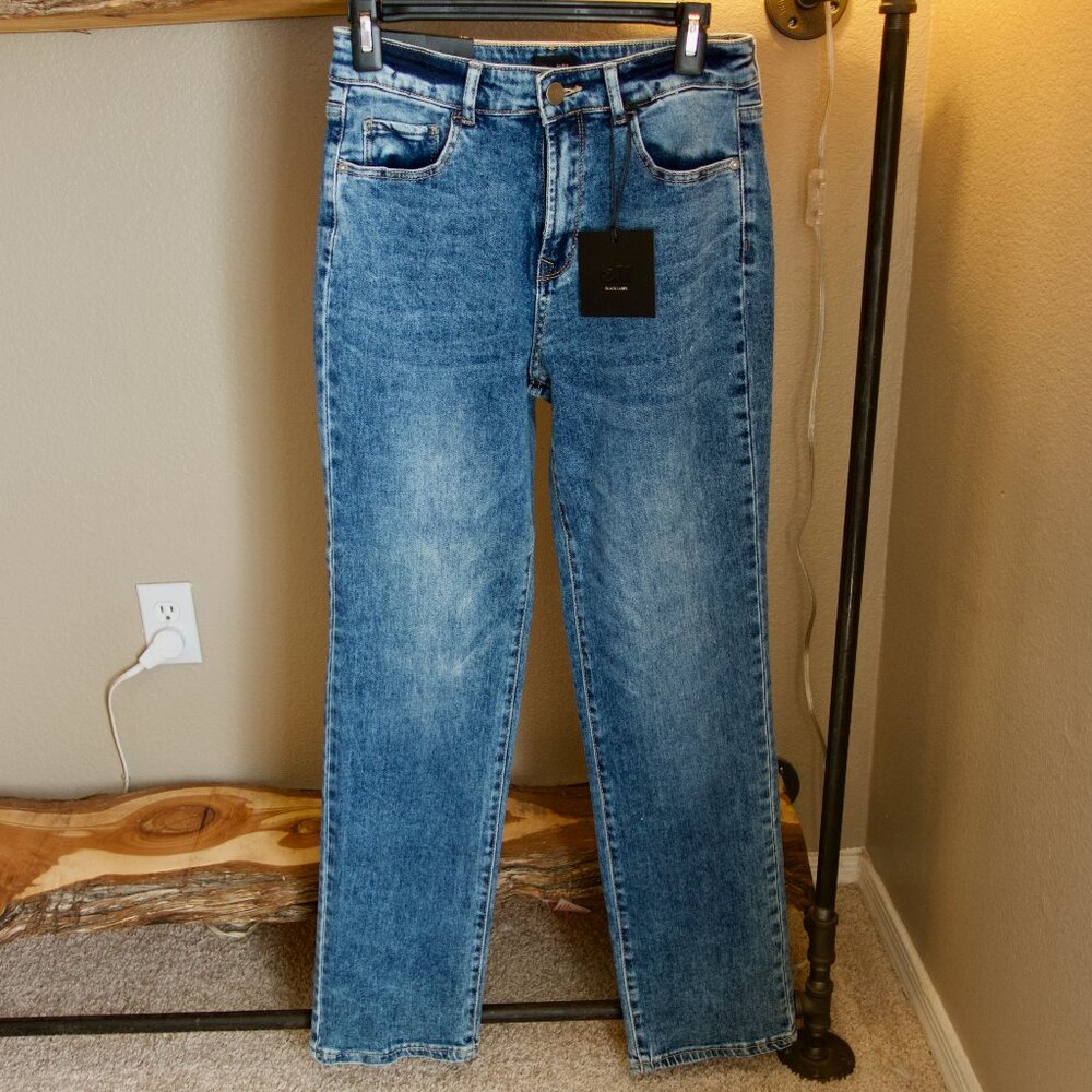 Fashion Nova Premium Black Label Dad Jeans, Size 3, NWT